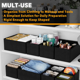 SpaceAid in-drawer-setup shows tool-free installation and instant organization.