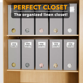 SpaceAid durable fabric construction supports queen or king sheet sets.