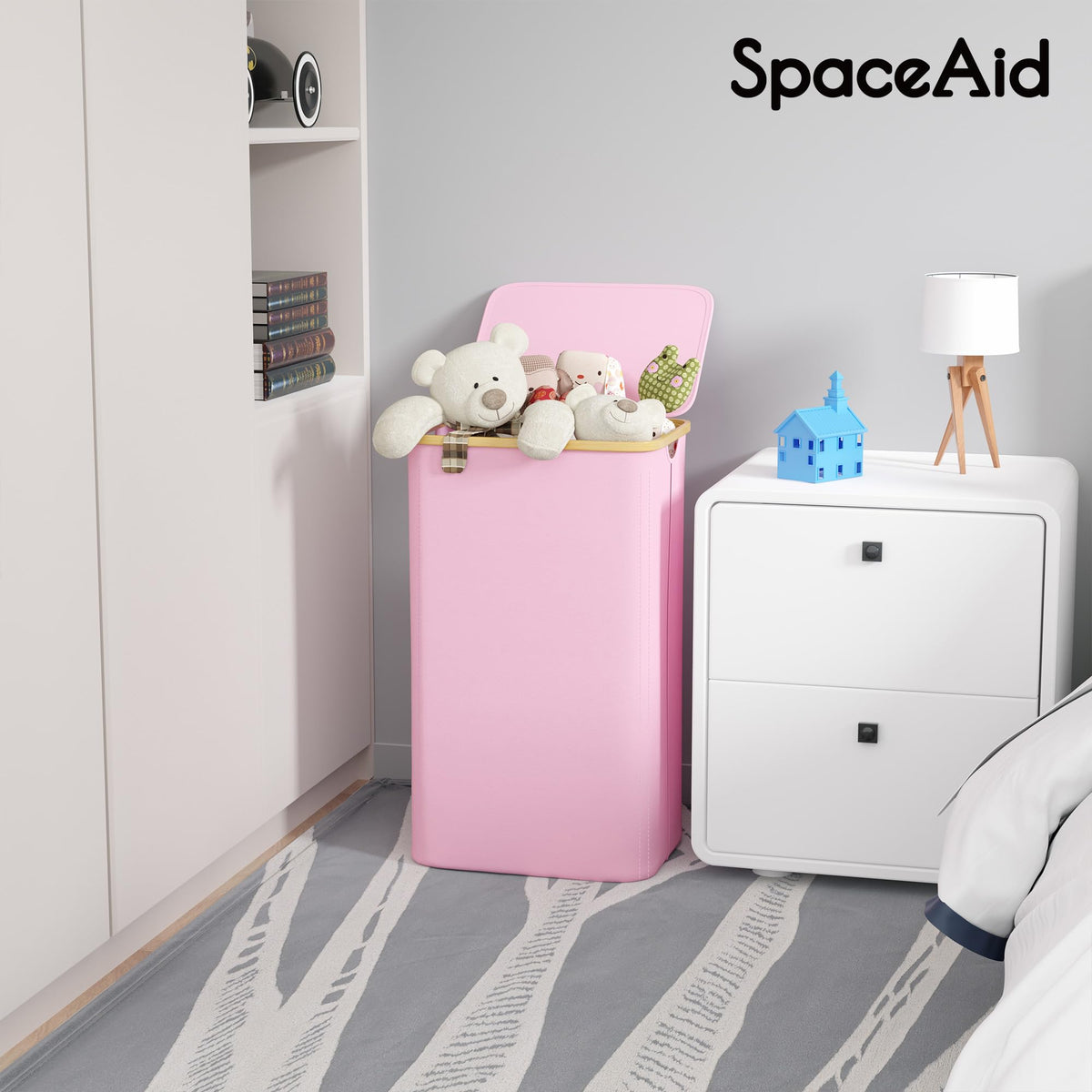 SpaceAid easy-assembly design lets you set up quickly without tools.