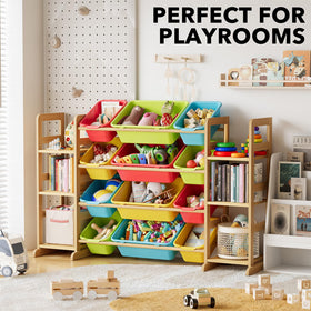 SpaceAid toy bin shelf ships with easy-to-follow assembly instructions.