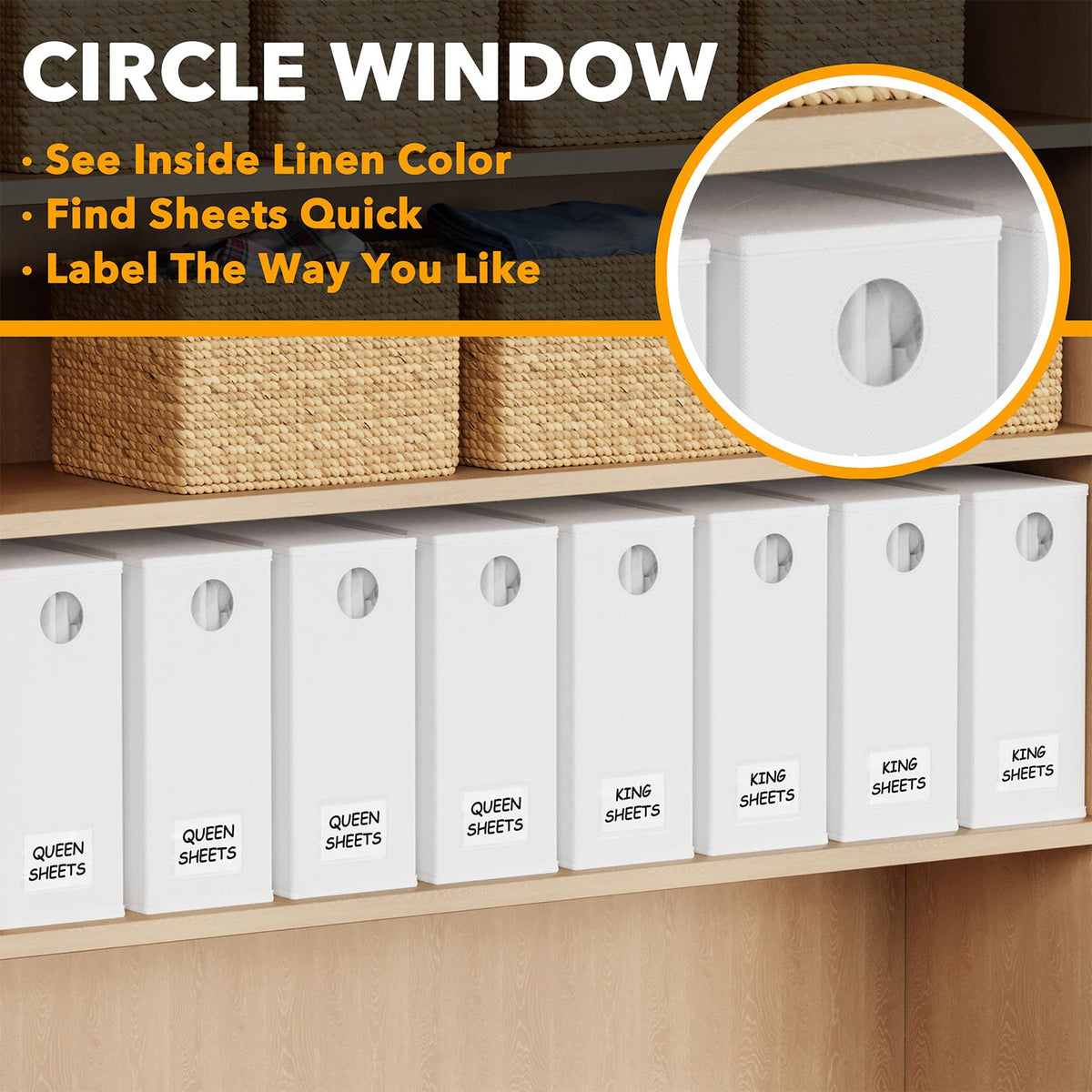 SpaceAid foldable bed sheet organizer for compact storage and easy transport