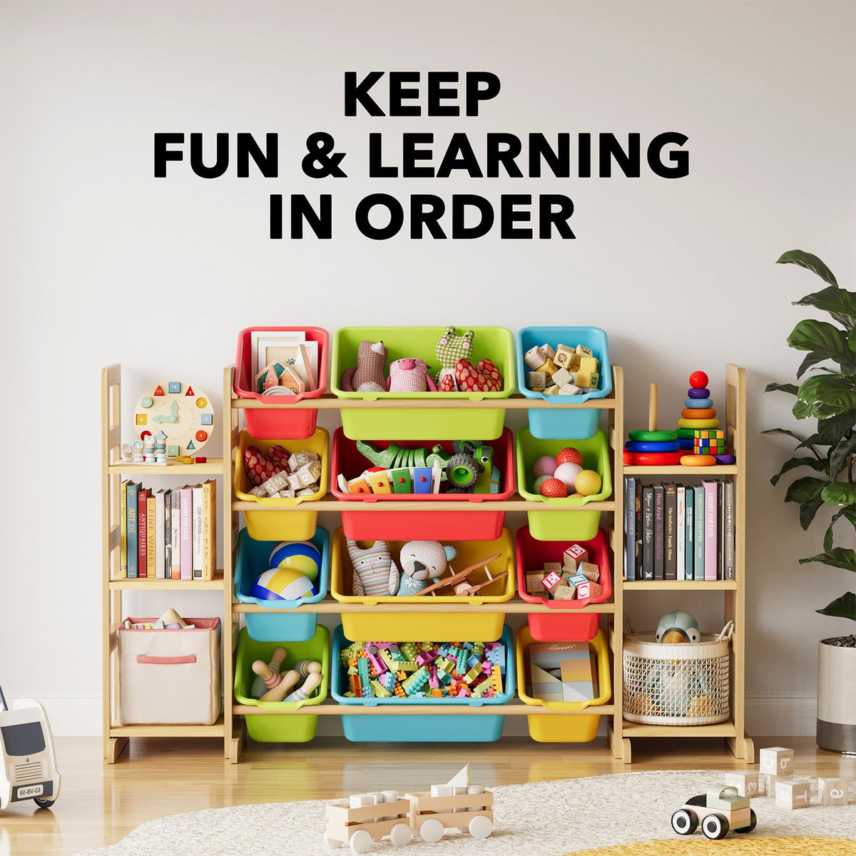 SpaceAid modern design complements bedrooms and playrooms with style.