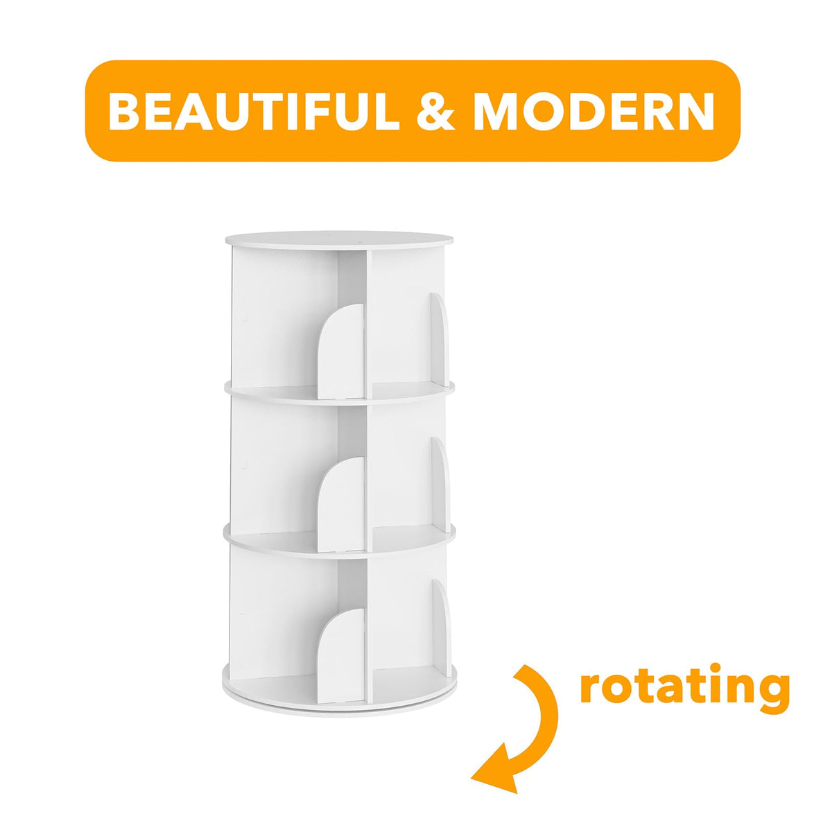 SpaceAid multi-use storage rack holding books and accessories neatly.