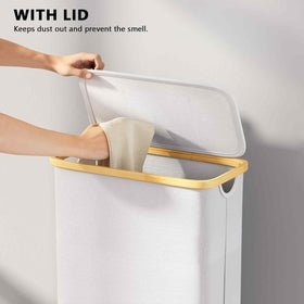 SpaceAid Slim Hamper suited for dorms or RVs, offering convenient storage.