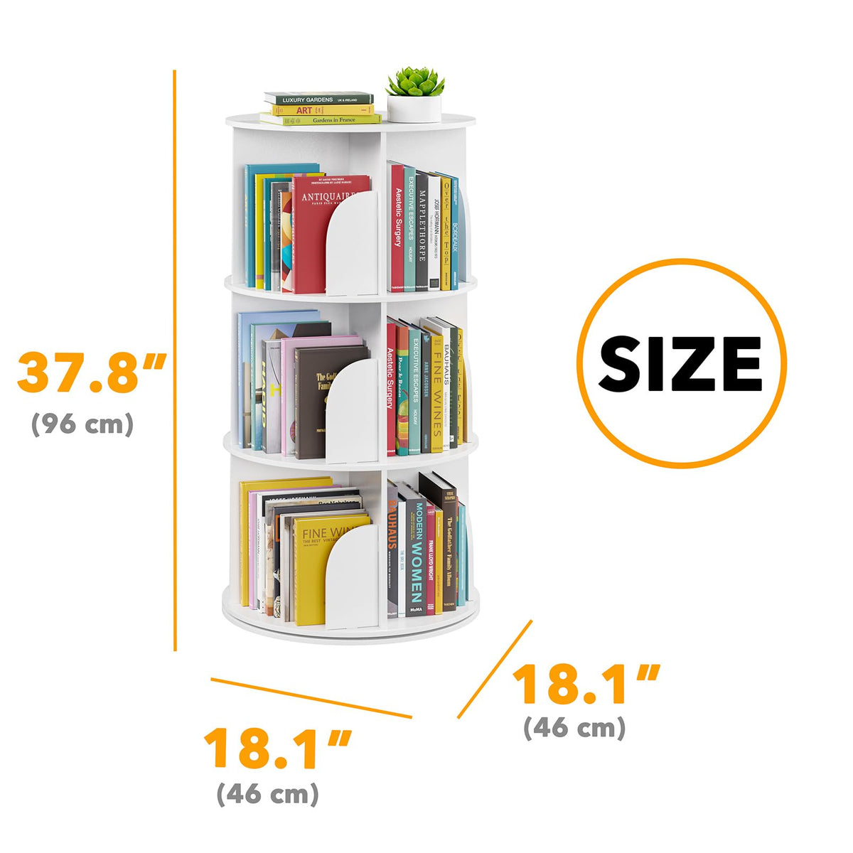 SpaceAid space-saving design maximizes storage without sacrificing style.
