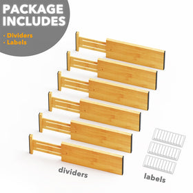 Spring-loaded design helps keep dividers aligned during use.