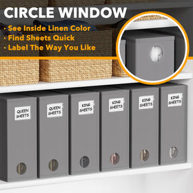 SpaceAid sturdy fabric construction ensures durable, long lasting storage