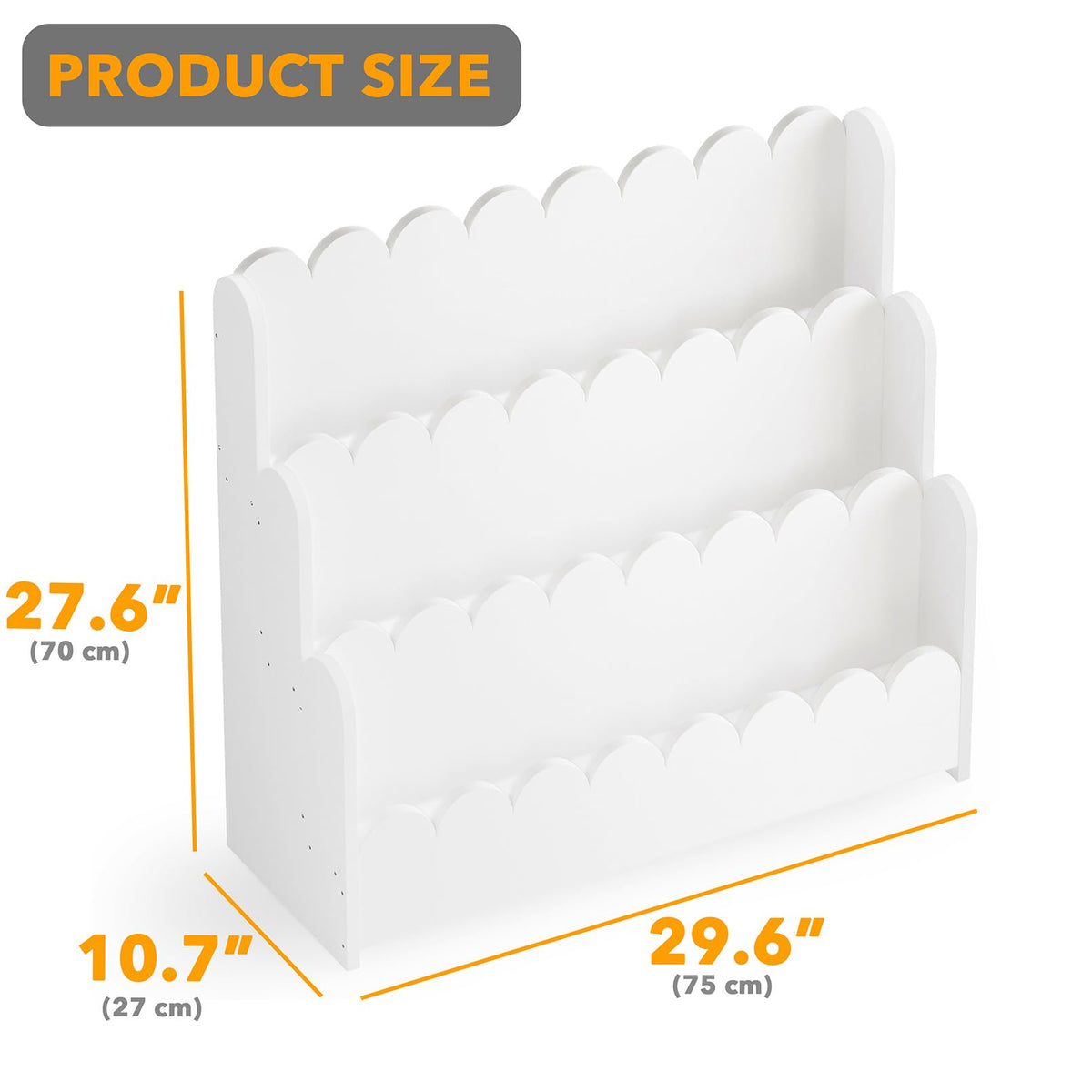 SpaceAid white Montessori shelf assembly demonstrates simple setup