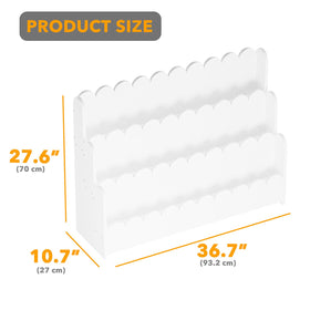 SpaceAid 36.7-inch wide shelf fits compact spaces in classrooms.