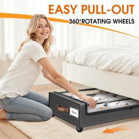 SpaceHacks under bed storage with foldable design saves space when not in use