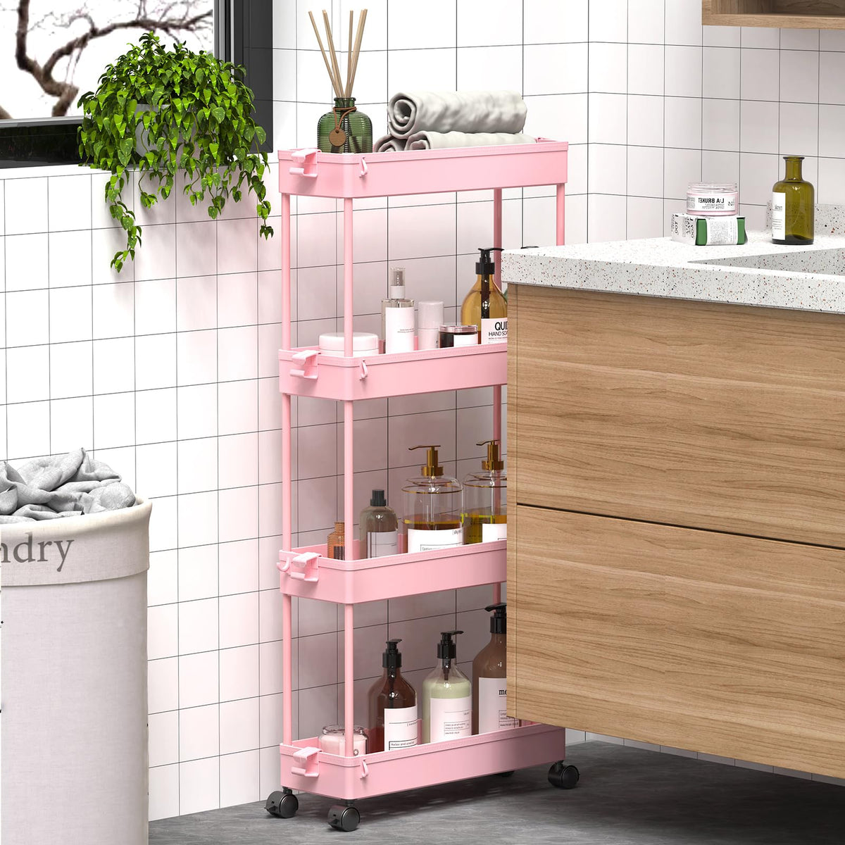 SpaceKEEPER adjustable shelves configured for 2 or 3 tiers.