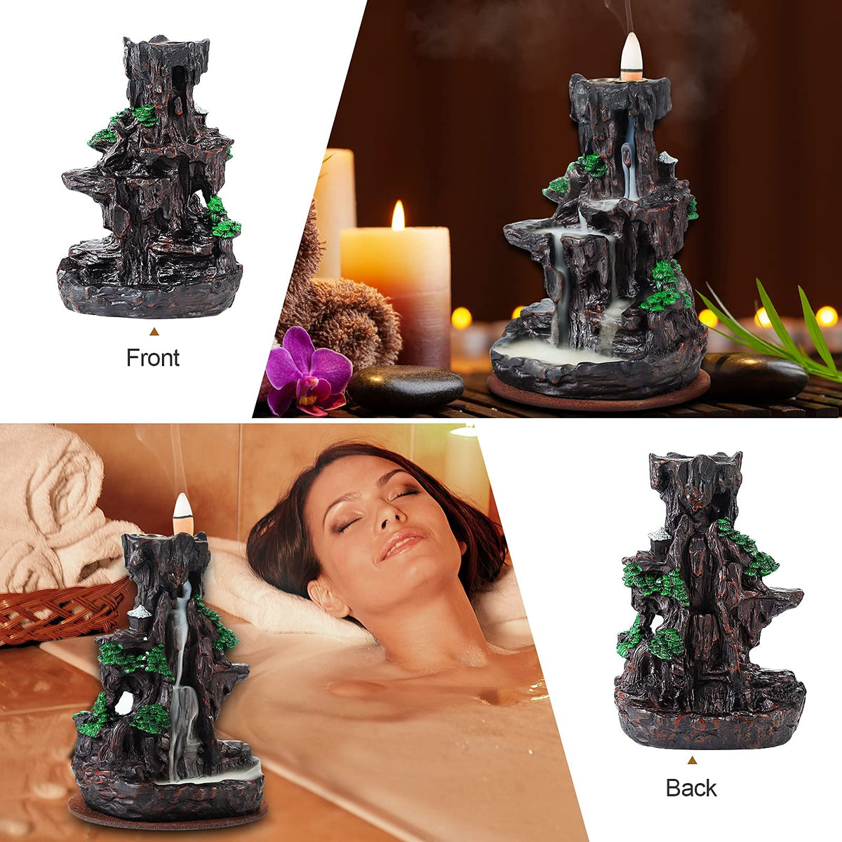 SPACEKEEPER ceramic ornament serves as decor and can be displayed unlit.