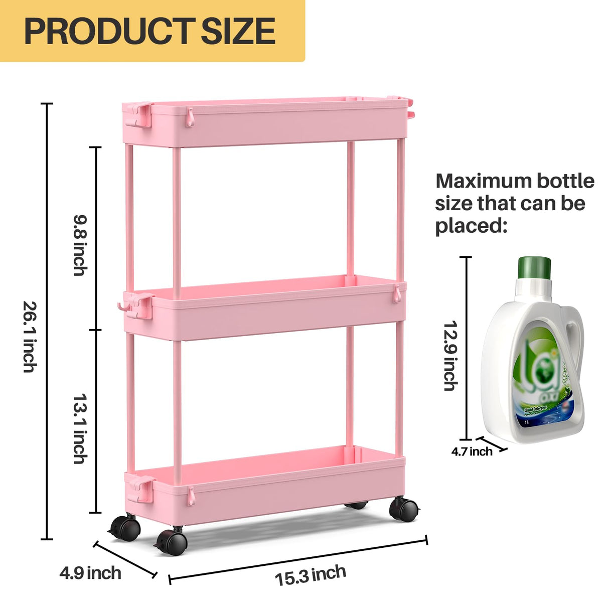 SPACEKEEPER Compact design fits dorm rooms and tight corners