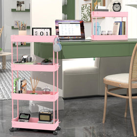 SpaceKEEPER compact utility cart top view for kitchen organization.