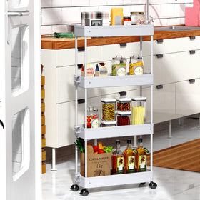 SPACEKEEPER easy-assembly rolling cart ready in minutes