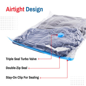 Spacesaver 3XL bag with large comforter showing extra capacity