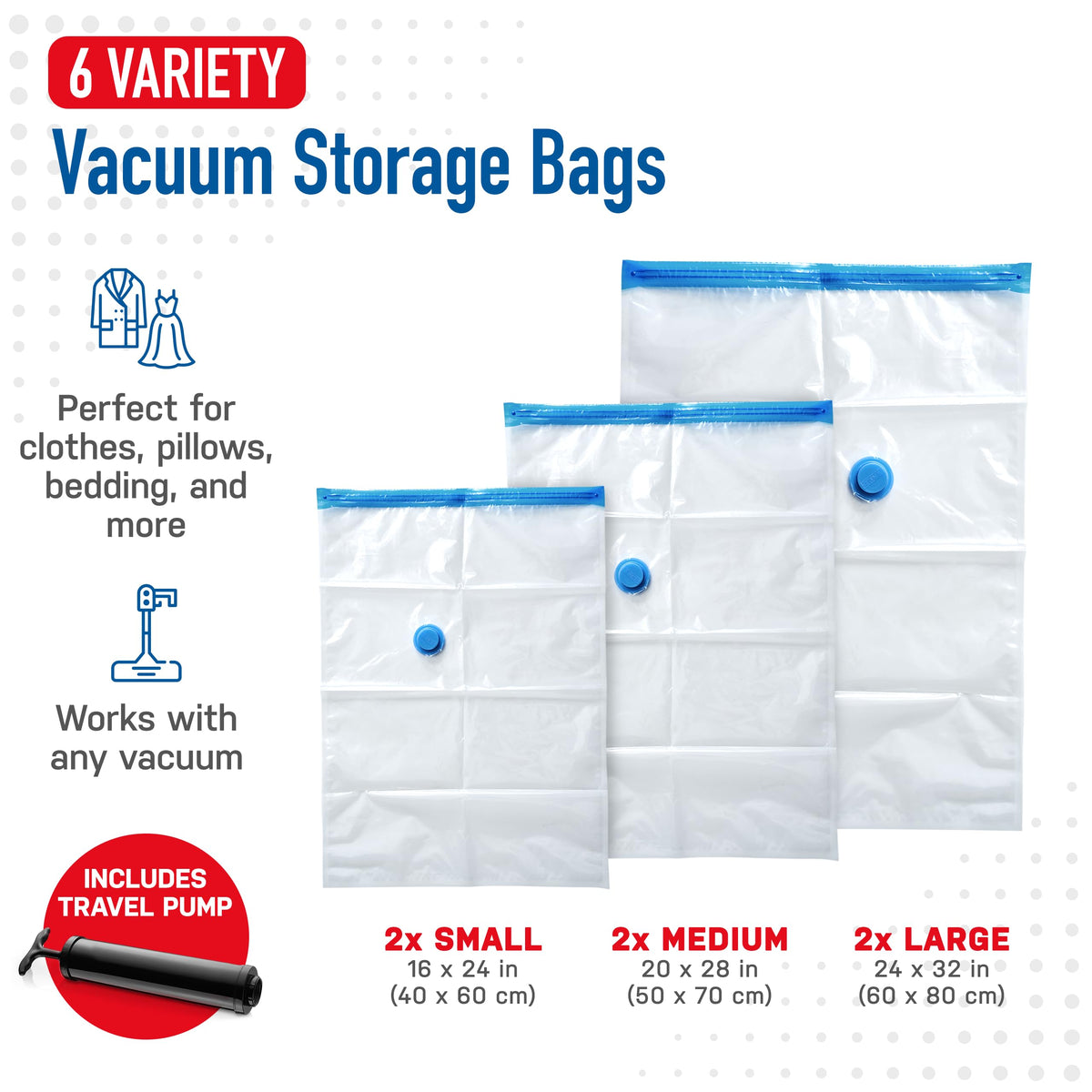 Spacesaver airtight triple-seal keeps dust out and contents fresh.