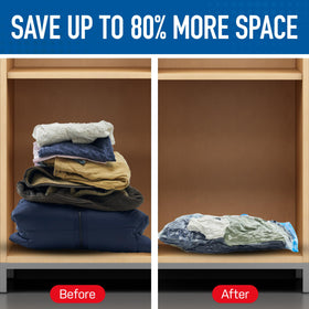 Spacesaver bag for blankets sealing to protect from dust during storage