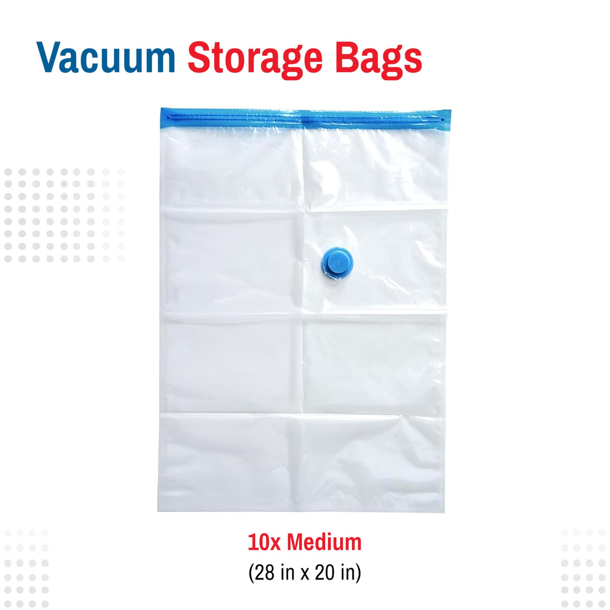Spacesaver duvet vacuum bag compresses bedding for efficient packing