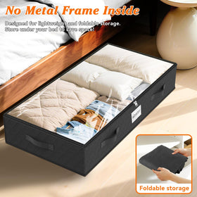SpaceWhisper foldable bottomless storage bag that folds flat when empty