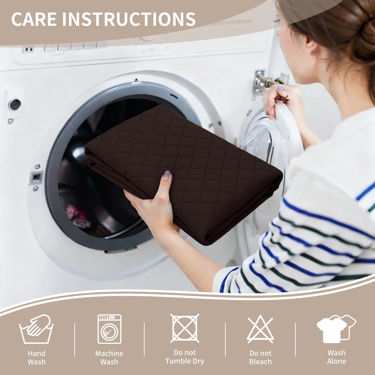 Sparaiz cover remains secure on leather furniture