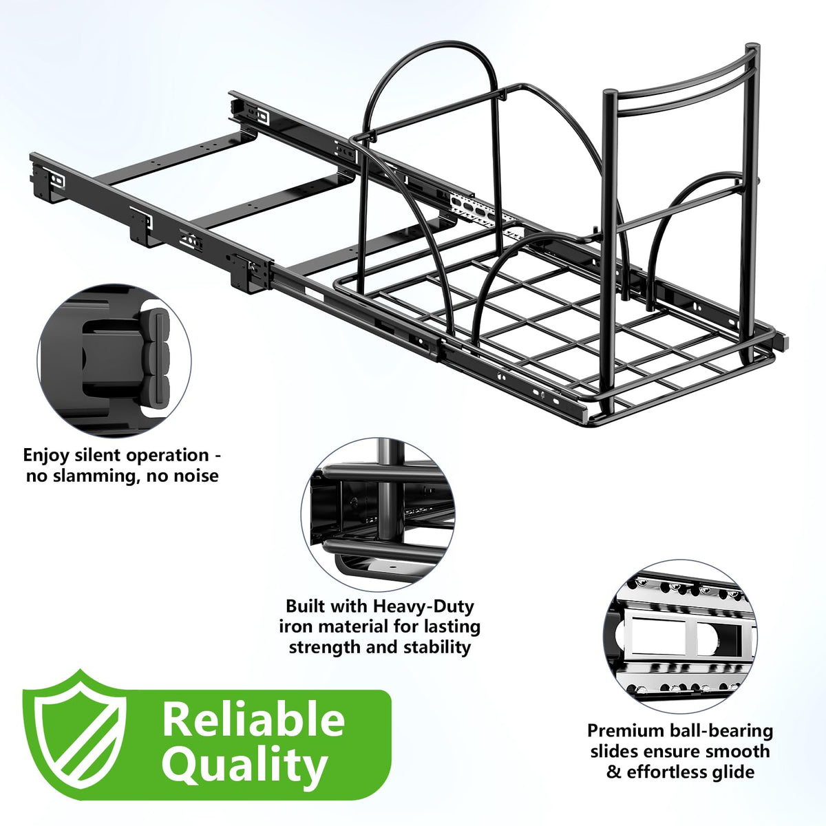 SPAXMAXTER quiet soft-close glide for a calm kitchen.