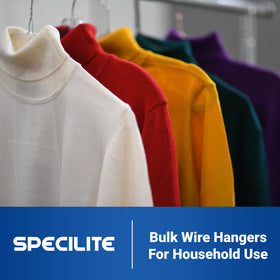 SPECILITE sleek silver finish adds a clean look to the wardrobe