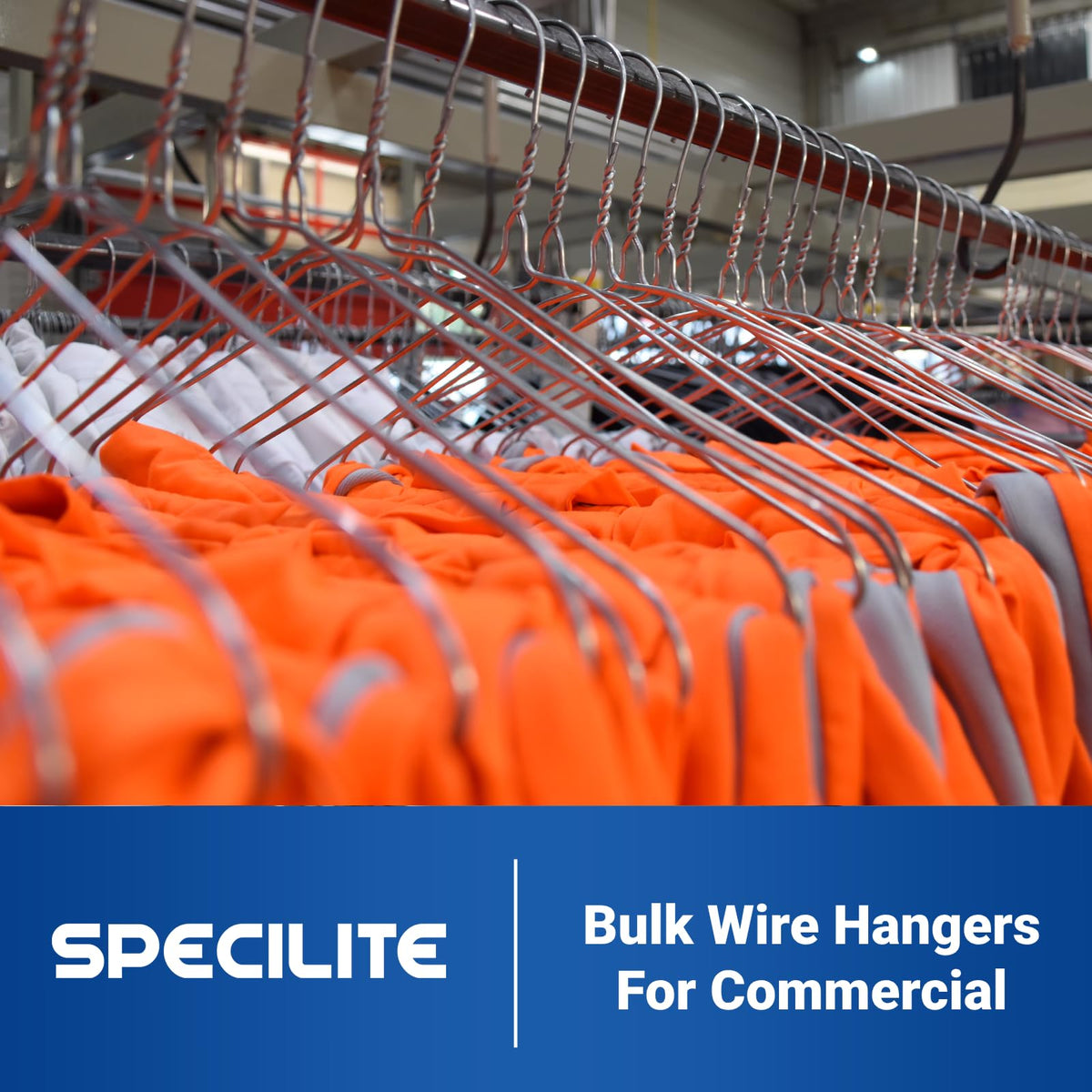 SPECILITE metal hangers organizing outfits neatly for daily use