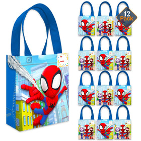 Spider-Man tote bag with Spidey artwork, ideal for loot bags at parties.