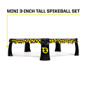 Spikeball Spikepong Mini Game legs shown for sturdy table-top play anywhere.