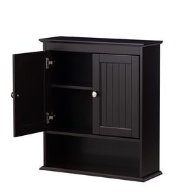 Spirich espresso cabinet interior shelf, illustrating adjustable storage options.