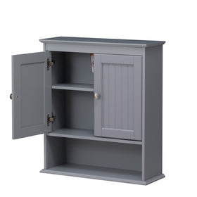 Spirich FSC-certified wood wall cabinet with hardware kit included for simple installation