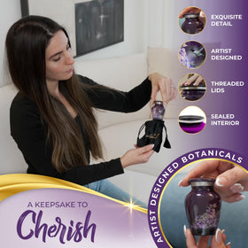 Spiritwind hummingbird urn funnel included for easy ash transfer