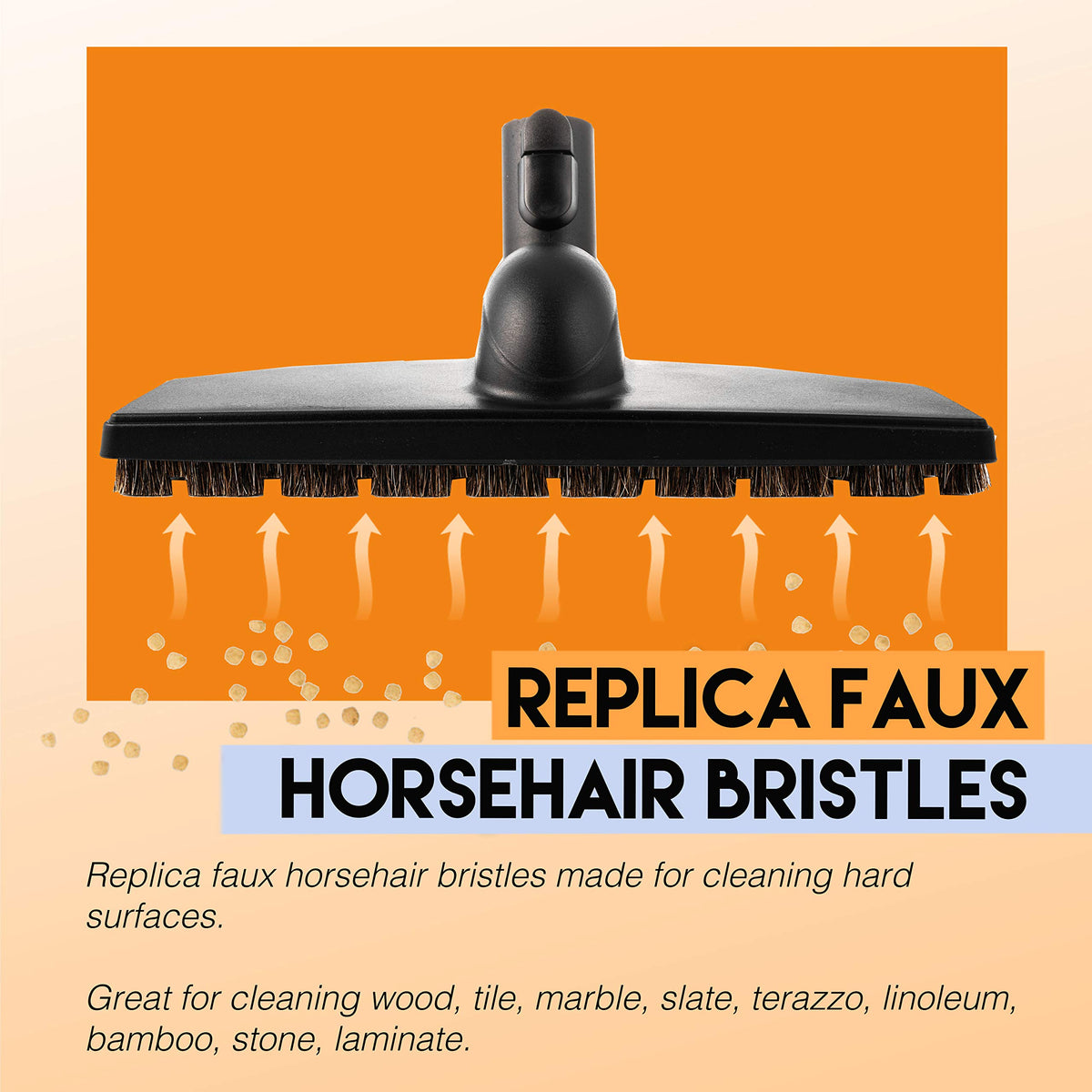 Affordable replacement Miele parquet brush reduces cleaning time and effort.