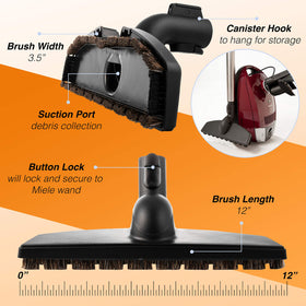 Splinova parquet brush includes a 6-month warranty for peace of mind.