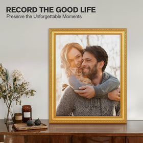Splinterix gift-ready vintage gold frame ideal for memories and decor.