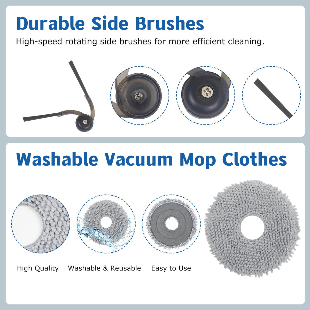 Spofan filters for Roborock Qrevo trap dust and particles