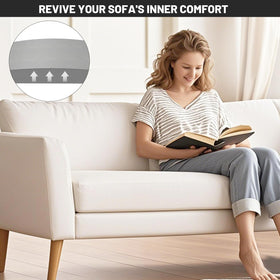 Spongiduits set of 3 grey cushion supports offers versatile reinforcement for multiple seats.