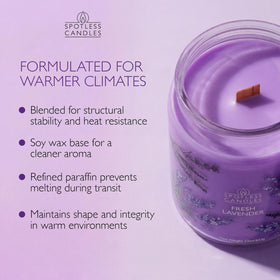 Spotless Leopard 130-hour burn time supports long-lasting ambience in living spaces.