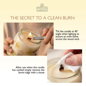 Spotless Leopard packaging protects candle for flawless delivery