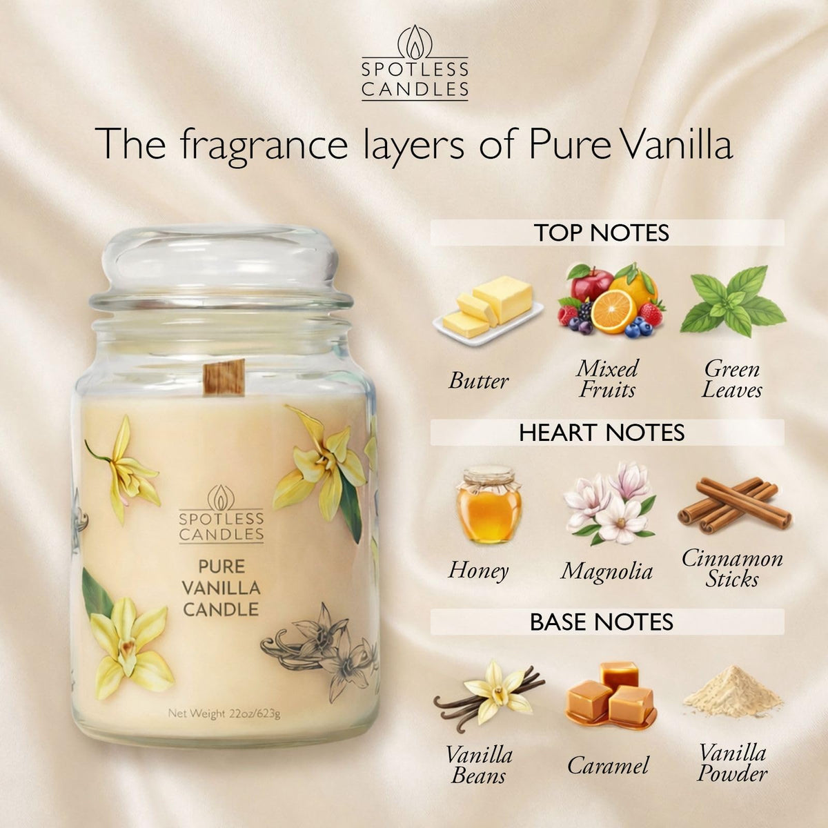 Spotless Leopard vanilla candle in luxury gift box, ready to gift.