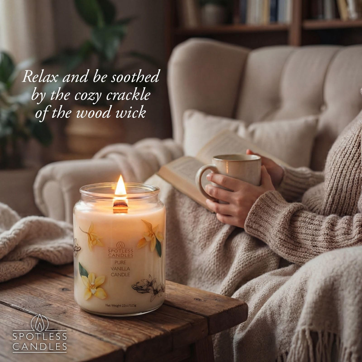 Spotless Leopard packaging protects candle during shipping for pristine arrival.