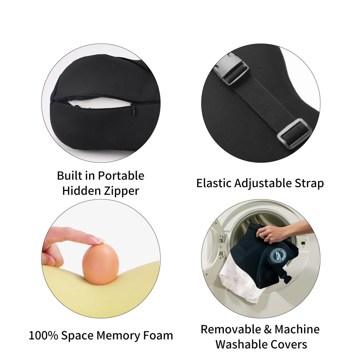 SPRFUFLY breathable removable cover keeps you cool and easy to wash.