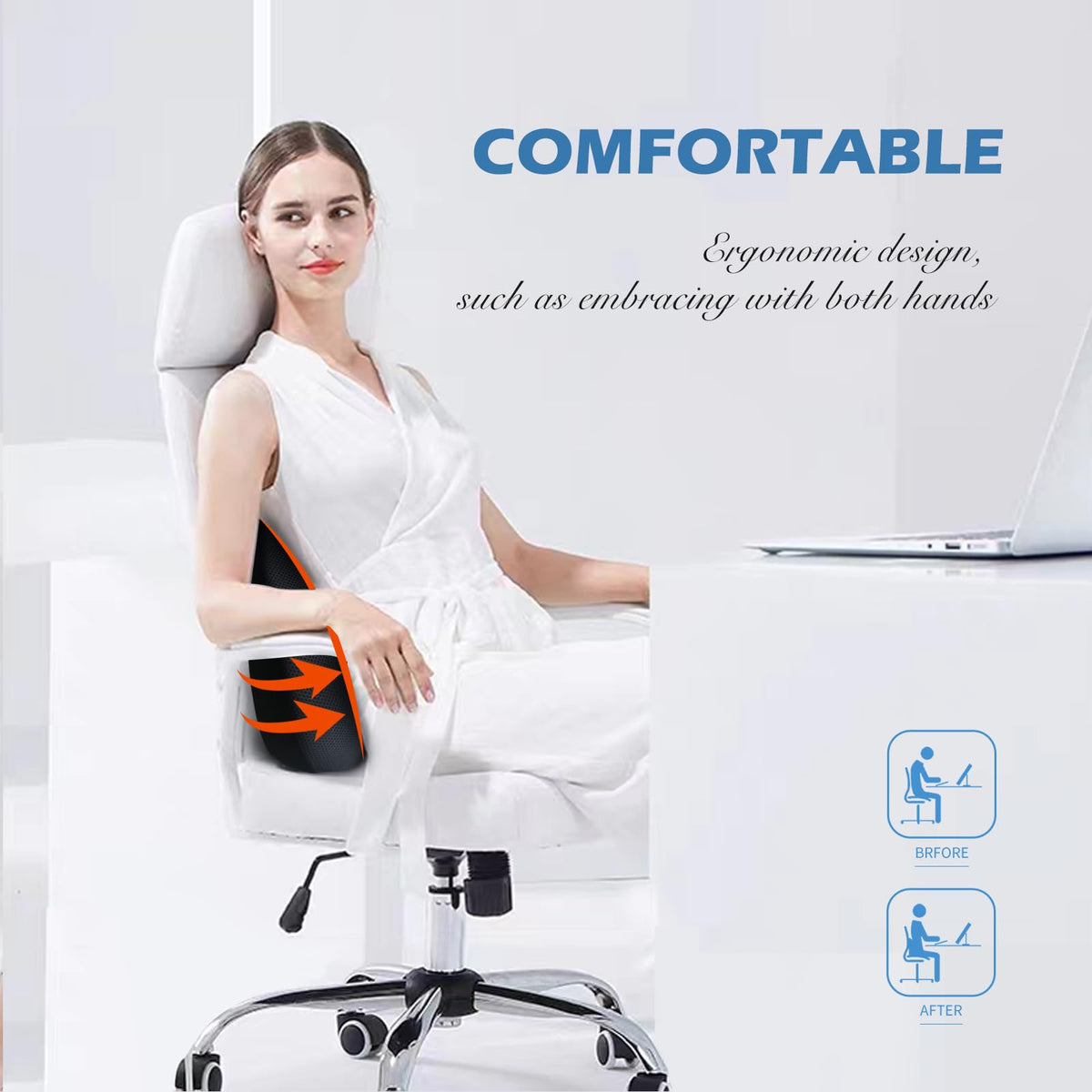 SPRFUFLY driver-friendly-lumbar-pillow maintains steady placement on long drives.