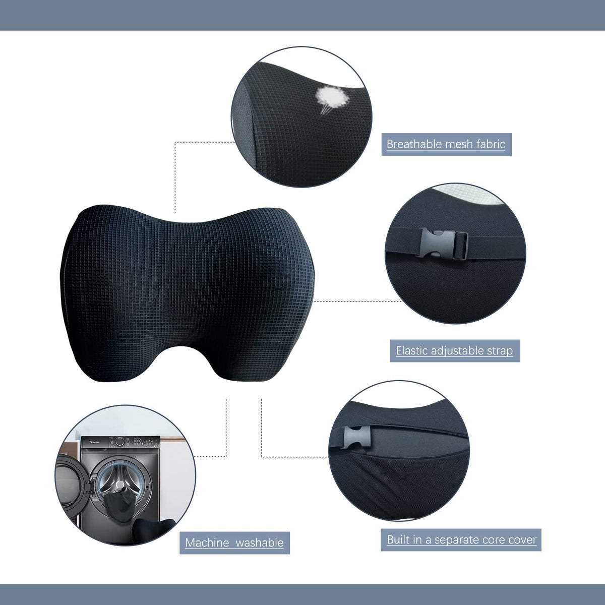 SPRFUFLY breathable removable cover facilitates easy cleaning after trips