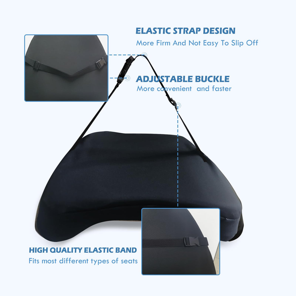 SPRFUFLY wide-application-lumbar-pillow fits car, office, and truck seats.