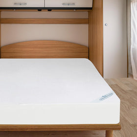 SpringSpirit lifetime guarantee badge on the mattress protector product image