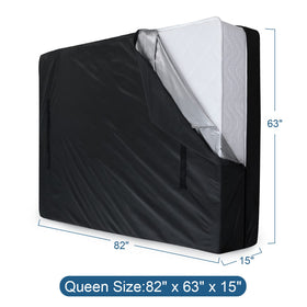 SPRINGSPIRIT uses thick tarp material to protect mattresses during transport