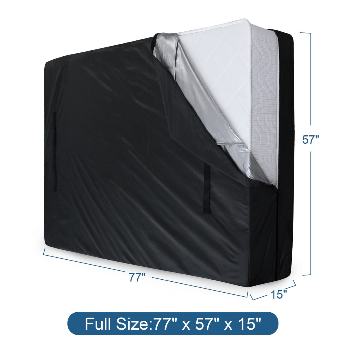 SPRINGSPIRIT waterproof tarp mattress bag guards against moisture.