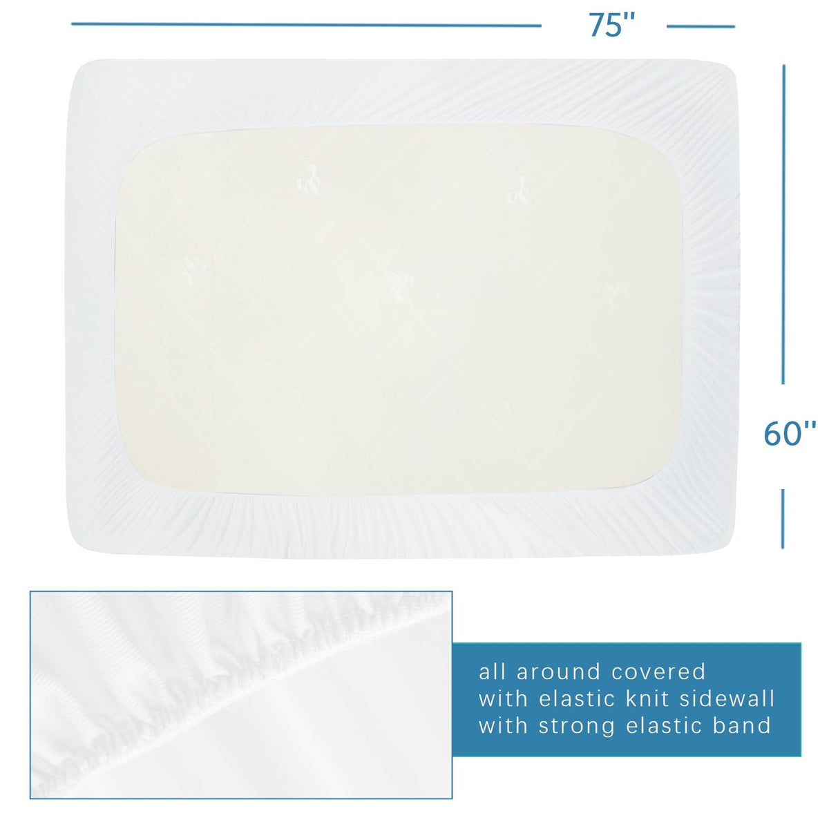 SpringSpirit RV short queen waterproof membrane demonstrating leak protection without noise
